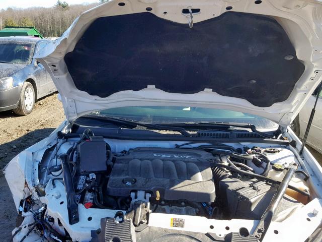 2G1WB5E39G1172202 - 2016 CHEVROLET IMPALA LIM WHITE photo 7