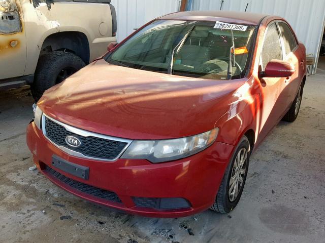 KNAFU4A20B5349894 - 2011 KIA FORTE EX MAROON photo 2