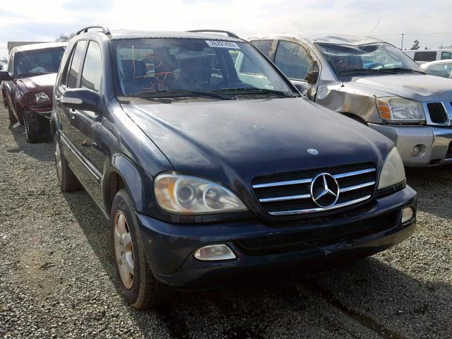 4JGAB75E92A319319 - 2002 MERCEDES-BENZ ML 500 BLUE photo 1