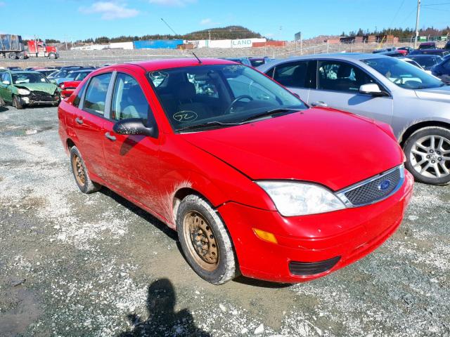1FAFP34N76W192056 - 2006 FORD FOCUS ZX4 RED photo 1