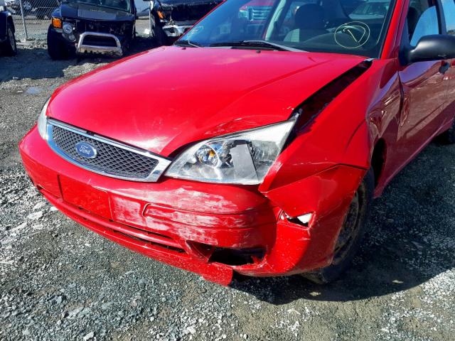 1FAFP34N76W192056 - 2006 FORD FOCUS ZX4 RED photo 9