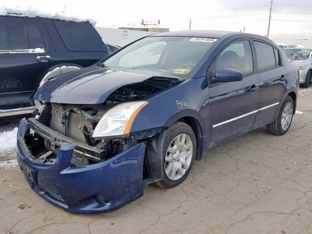 3N1AB6AP1CL748201 - 2012 NISSAN SENTRA 2.0 BLUE photo 2