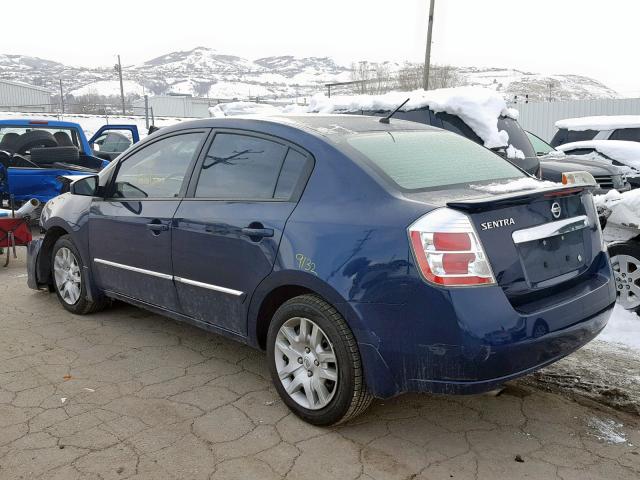 3N1AB6AP1CL748201 - 2012 NISSAN SENTRA 2.0 BLUE photo 3