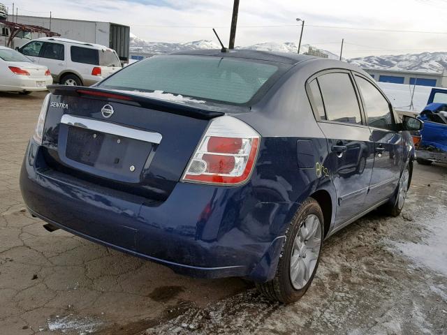 3N1AB6AP1CL748201 - 2012 NISSAN SENTRA 2.0 BLUE photo 4