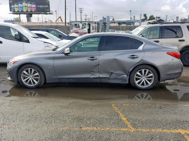 JN1BV7AP4FM343798 - 2015 INFINITI Q50 BASE CHARCOAL photo 9