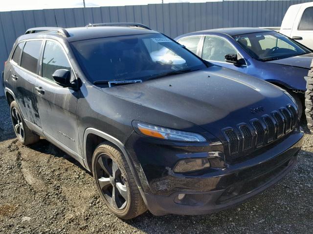 1C4PJLCB8JD596768 - 2018 JEEP CHEROKEE L BLACK photo 1