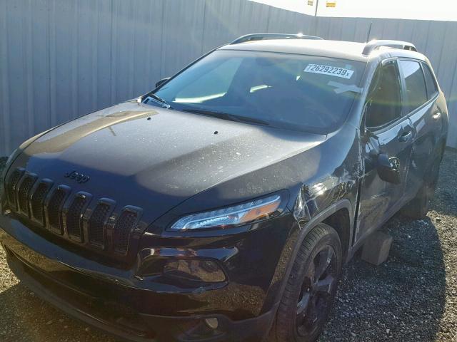 1C4PJLCB8JD596768 - 2018 JEEP CHEROKEE L BLACK photo 2