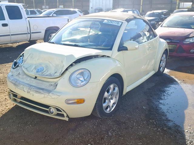 3VWCK21YX3M319234 - 2003 VOLKSWAGEN NEW BEETLE Sarı foto 2
