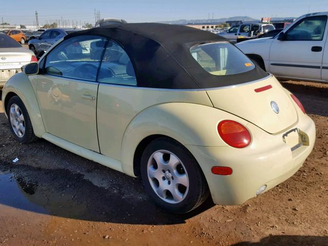 3VWCK21YX3M319234 - 2003 VOLKSWAGEN NEW BEETLE Sarı foto 3