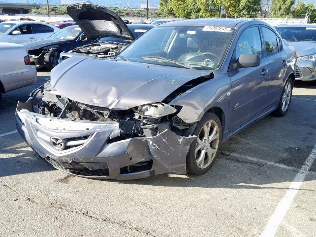 JM1BK324591188672 - 2009 MAZDA 3 S GRAY photo 2