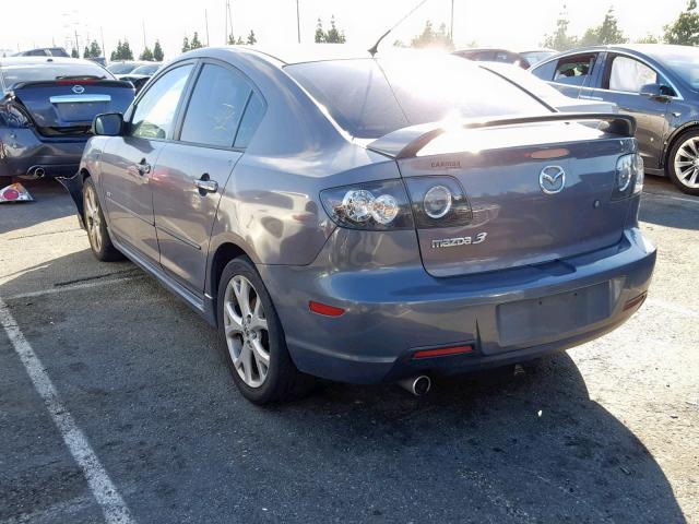 JM1BK324591188672 - 2009 MAZDA 3 S GRAY photo 3