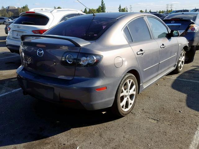 JM1BK324591188672 - 2009 MAZDA 3 S GRAY photo 4