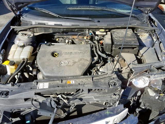 JM1BK324591188672 - 2009 MAZDA 3 S GRAY photo 7