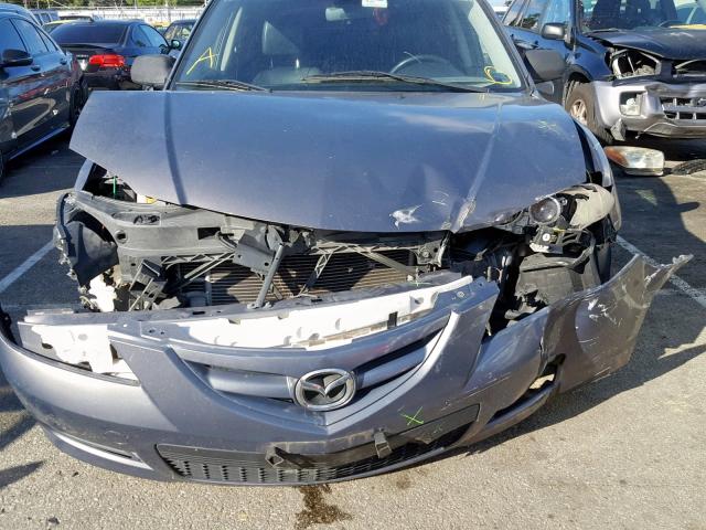 JM1BK324591188672 - 2009 MAZDA 3 S GRAY photo 9