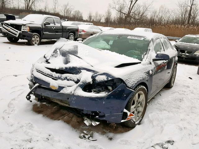 1G1ZH57BX8F162319 - 2008 CHEVROLET MALIBU 1LT 蓝色 照片 2