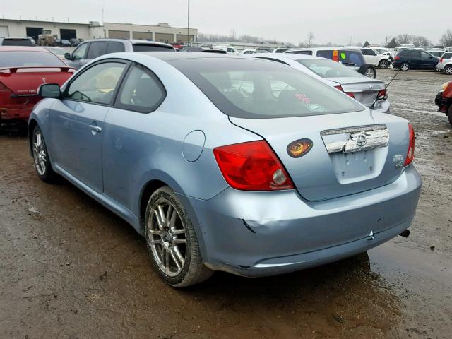 JTKDE177360087762 - 2006 TOYOTA SCION TC ლურჯი ფოტო 3