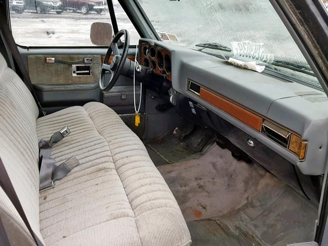 1GNER16K0KF124884 - 1989 CHEVROLET SUBURBAN R BLACK photo 5