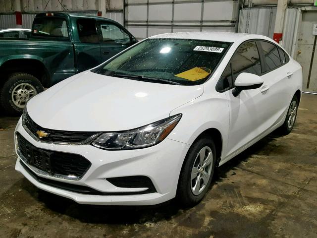 1G1BB5SM9J7157124 - 2018 CHEVROLET CRUZE LS WHITE photo 2