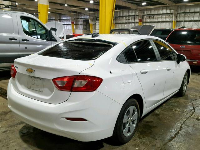 1G1BB5SM9J7157124 - 2018 CHEVROLET CRUZE LS WHITE photo 4