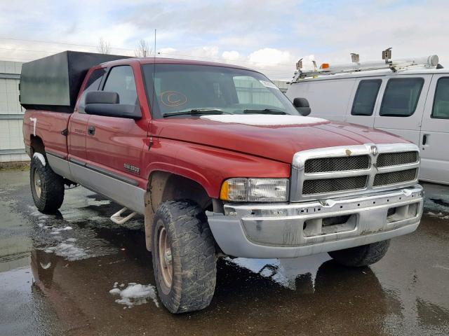 1B7KF236XXJ600273 - 1999 DODGE RAM 2500 RED photo 1