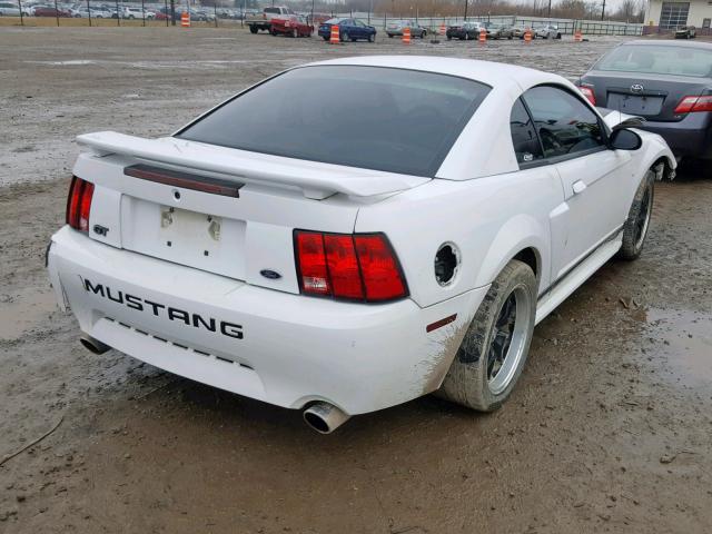 1FAFP42X02F131619 - 2002 FORD MUSTANG GT WHITE photo 4