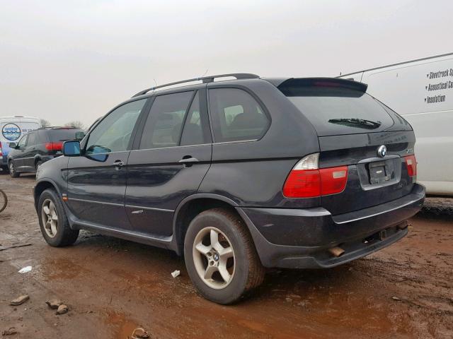 5UXFA53543LV96162 - 2003 BMW X5 3.0I BLACK photo 3