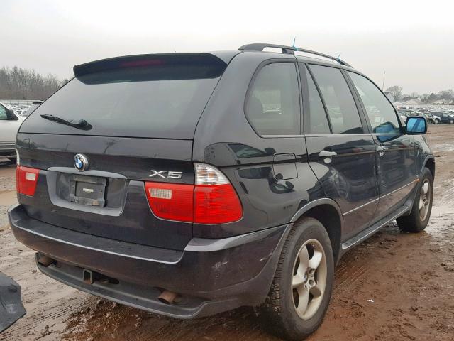 5UXFA53543LV96162 - 2003 BMW X5 3.0I BLACK photo 4