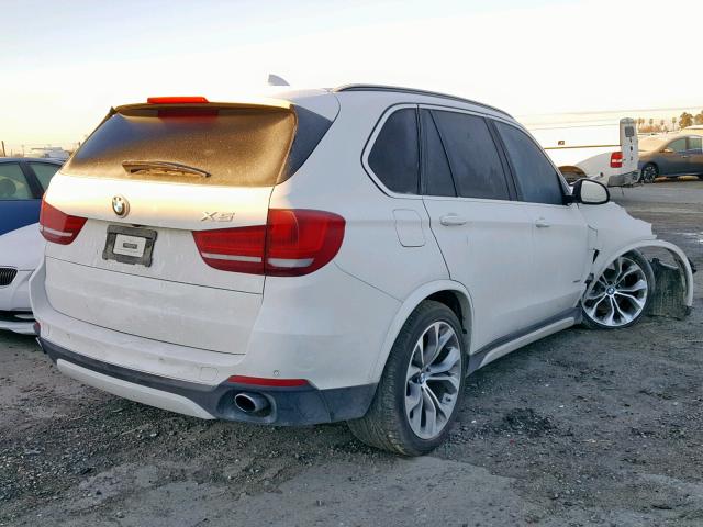 5UXKR2C59E0C01678 - 2014 BMW X5 SDRIVE3 WHITE photo 4