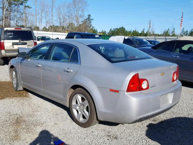 1G1ZA5EU1CF393675 - 2012 CHEVROLET MALIBU LS SILVER photo 3