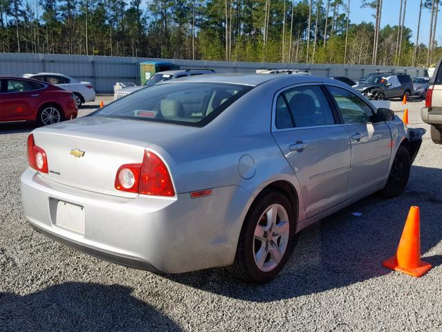 1G1ZA5EU1CF393675 - 2012 CHEVROLET MALIBU LS SILVER photo 4