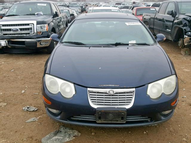 2C3HE76K82H307909 - 2002 CHRYSLER 300M SPECI BLUE photo 9