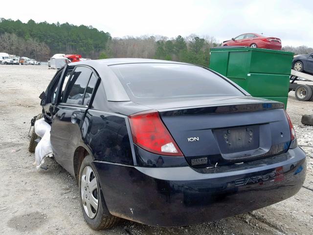 1G8AJ52F43Z117347 - 2003 SATURN ION LEVEL BLACK photo 3
