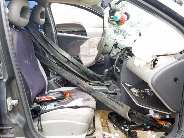 1G8AJ52F43Z117347 - 2003 SATURN ION LEVEL BLACK photo 5