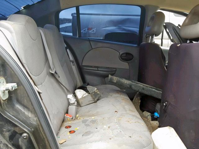 1G8AJ52F43Z117347 - 2003 SATURN ION LEVEL BLACK photo 6