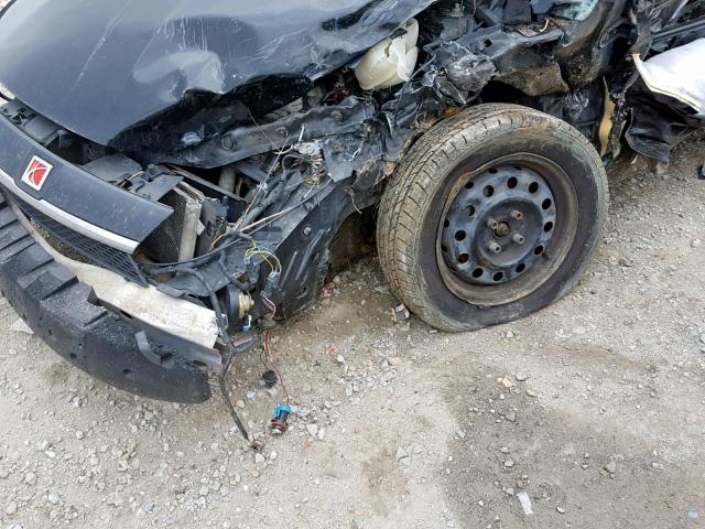 1G8AJ52F43Z117347 - 2003 SATURN ION LEVEL BLACK photo 9