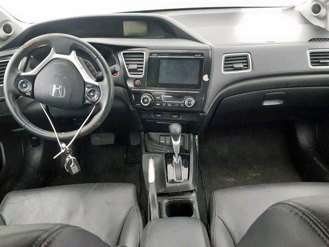 19XFB2F90EE040664 - 2014 HONDA CIVIC EXL GRAY photo 9