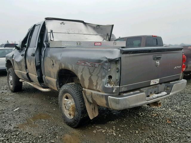 3D7KS28D68G217586 - 2008 DODGE RAM 2500 S GRAY photo 3