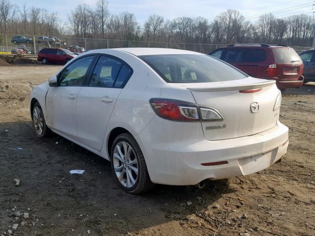 JM1BL1S60A1172984 - 2010 MAZDA 3 S WHITE photo 3