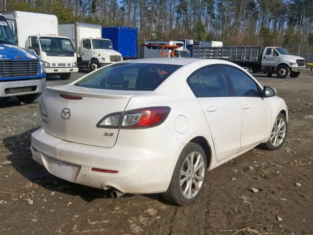 JM1BL1S60A1172984 - 2010 MAZDA 3 S WHITE photo 4