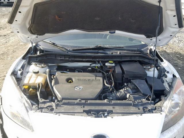 JM1BL1S60A1172984 - 2010 MAZDA 3 S WHITE photo 7