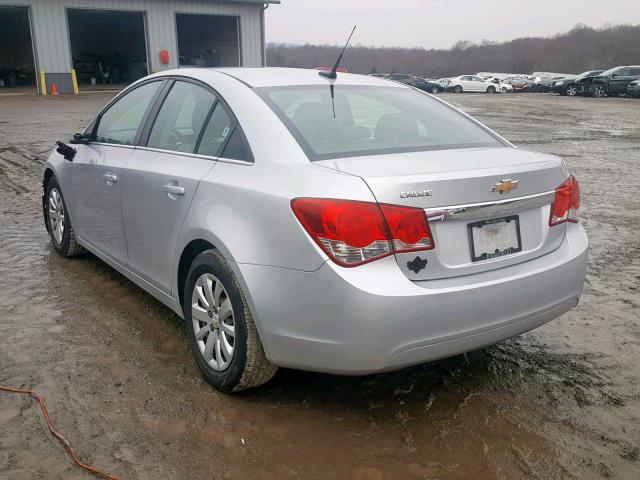 1G1PC5SHXB7149105 - 2011 CHEVROLET CRUZE LS SILVER photo 3