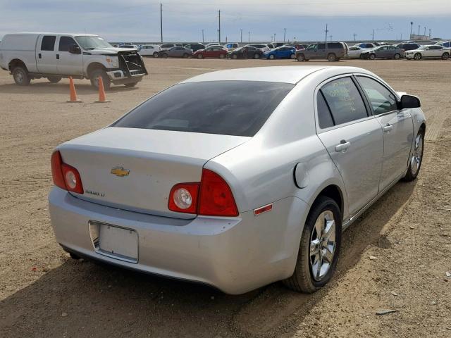 1G1ZC5EBXAF176664 - 2010 CHEVROLET MALIBU 1LT 银色 照片 4