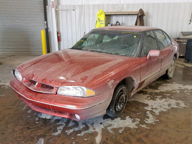 1G2HX52K3W4219616 - 1998 PONTIAC BONNEVILLE MAROON photo 2