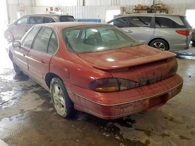 1G2HX52K3W4219616 - 1998 PONTIAC BONNEVILLE MAROON photo 3