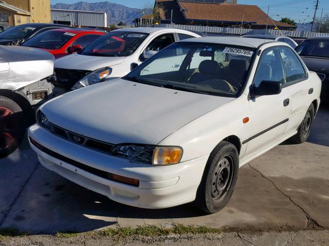 JF1GC4357TH512886 - 1996 SUBARU IMPREZA L WHITE photo 2