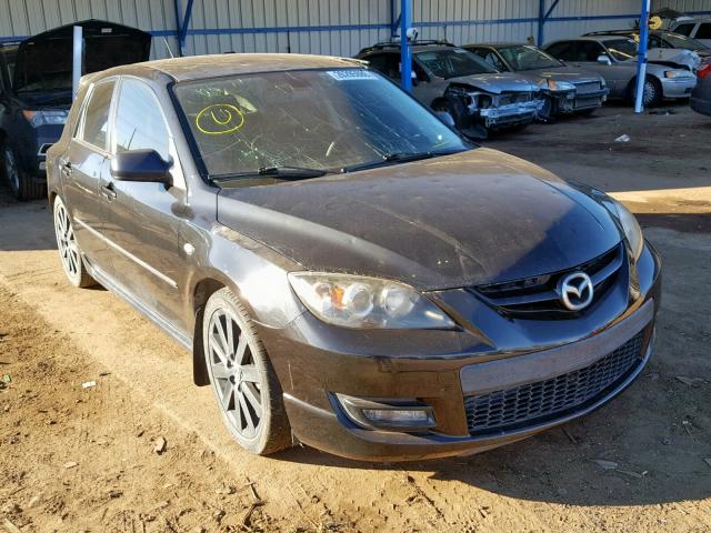 JM1BK34L681876523 - 2008 MAZDA SPEED 3 BLACK photo 1