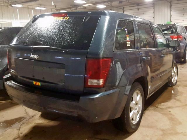 1J8GR48K98C165923 - 2008 JEEP GRAND CHER BLUE photo 4