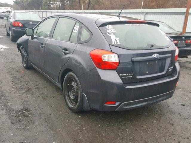 JF1GPAA65DH818307 - 2013 SUBARU IMPREZA BA GRAY photo 3