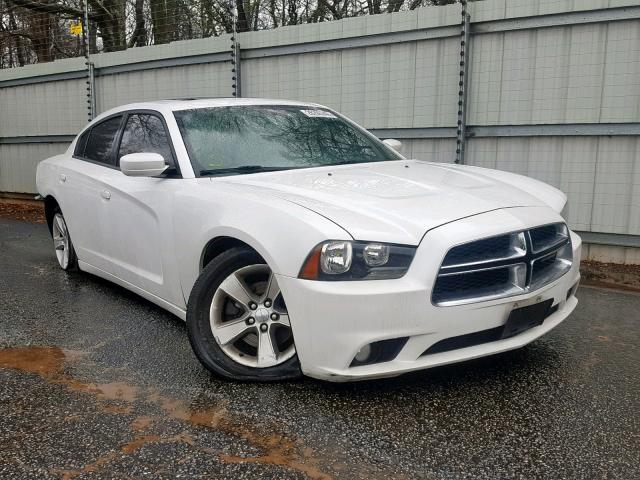 2C3CDXHG3EH314180 - 2014 DODGE CHARGER SX WHITE photo 1