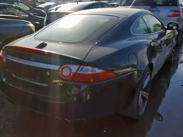 SAJWA43C189B21281 - 2008 JAGUAR XKR BLACK photo 4